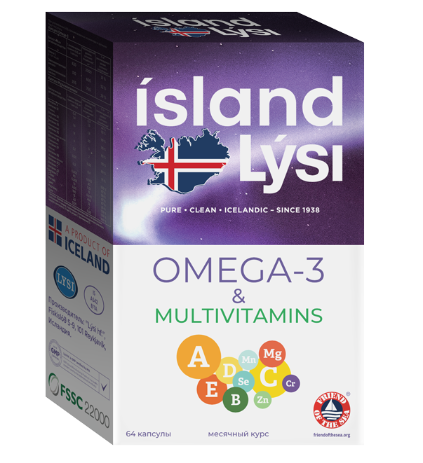 Лиси Омега-3 капс №64 с мультивит