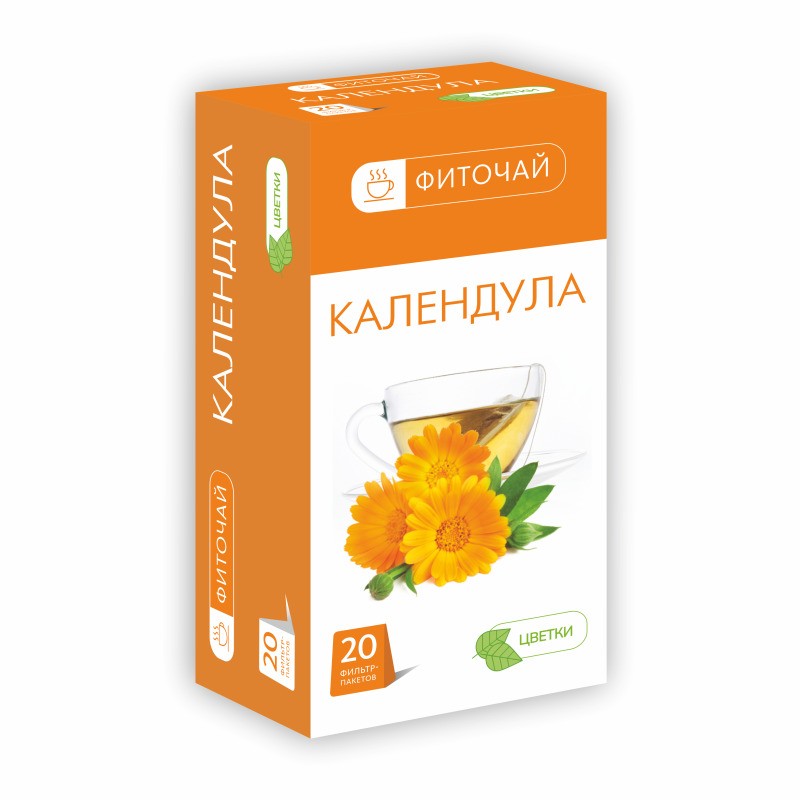 Ноготки цветки фильтр-пак 1,5г №20 БАД